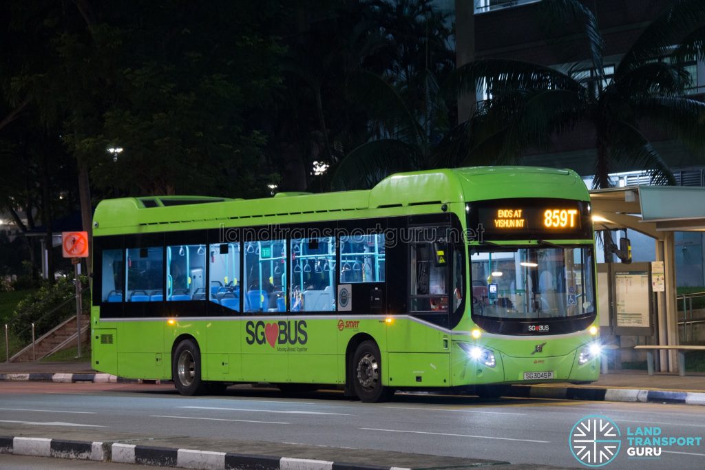 Bus 859T - SMRT Buses Volvo B5LH (SG3045P)