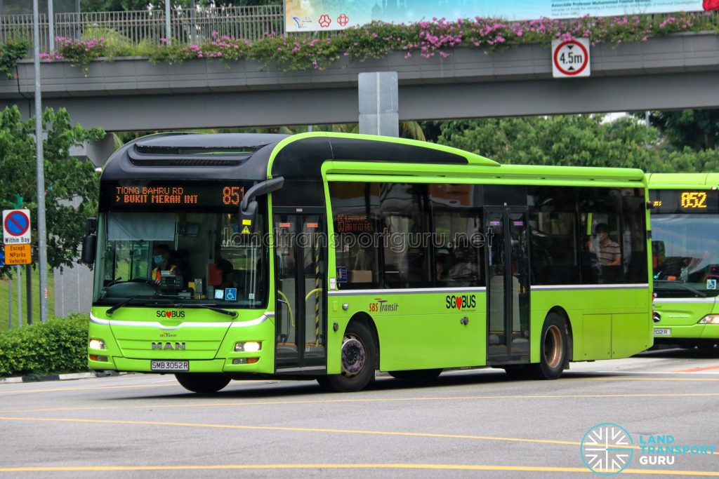Bus 851 - SBS Transit MAN A22 (SMB3052R)