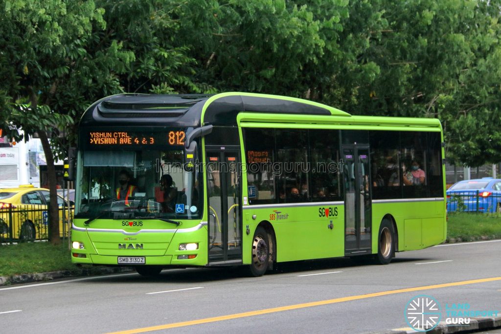 Bus 812 - SBS Transit MAN A22 (SMB3130Z)