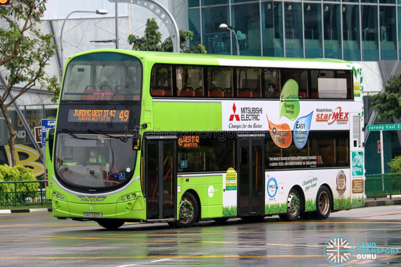 Bus 49 – Tower Transit Volvo B9TL Wright (SBS3329J) | Land Transport Guru