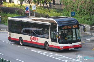 Bus 307A - SMRT Buses MAN A22 (SMB340D)
