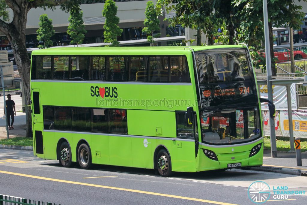 Bus 974 - Tower Transit Alexander Dennis Enviro500 (SMB3532Y)