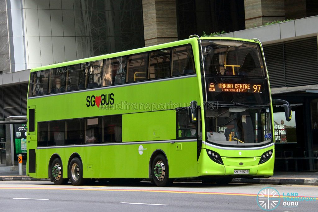Bus 97 - Tower Transit Alexander Dennis Enviro500 (SMB3552P)
