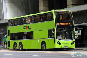Bus 97 - Tower Transit Alexander Dennis Enviro500 (SMB3552P)