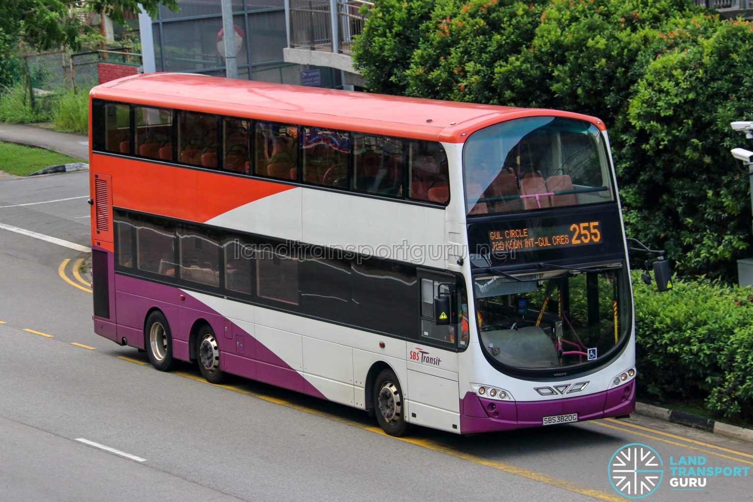 Bus 255 – SBS Transit Volvo B9TL Wright (SBS3820G) | Land Transport Guru