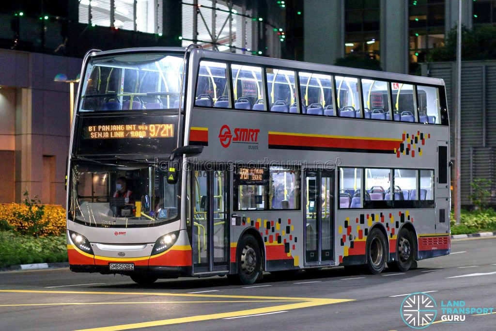 Bus 972M - SMRT Buses Alexander Dennis Enviro500 (SMB5028Z)