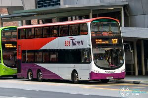 Bus 107 - SBS Transit Volvo B9TL Wright (SG5316U)