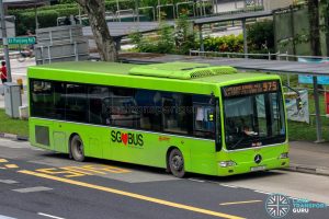 Bus 975 - SMRT Buses Mercedes-Benz OC500LE (SMB54E)