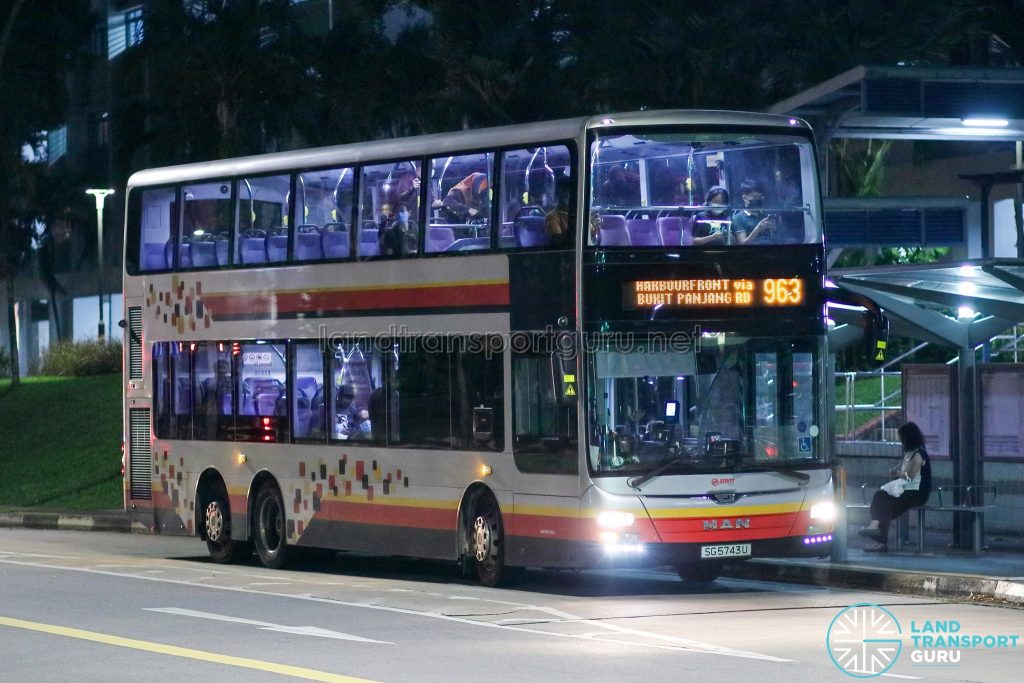 Bus 963 - SMRT Buses MAN A95 (SG5743U)