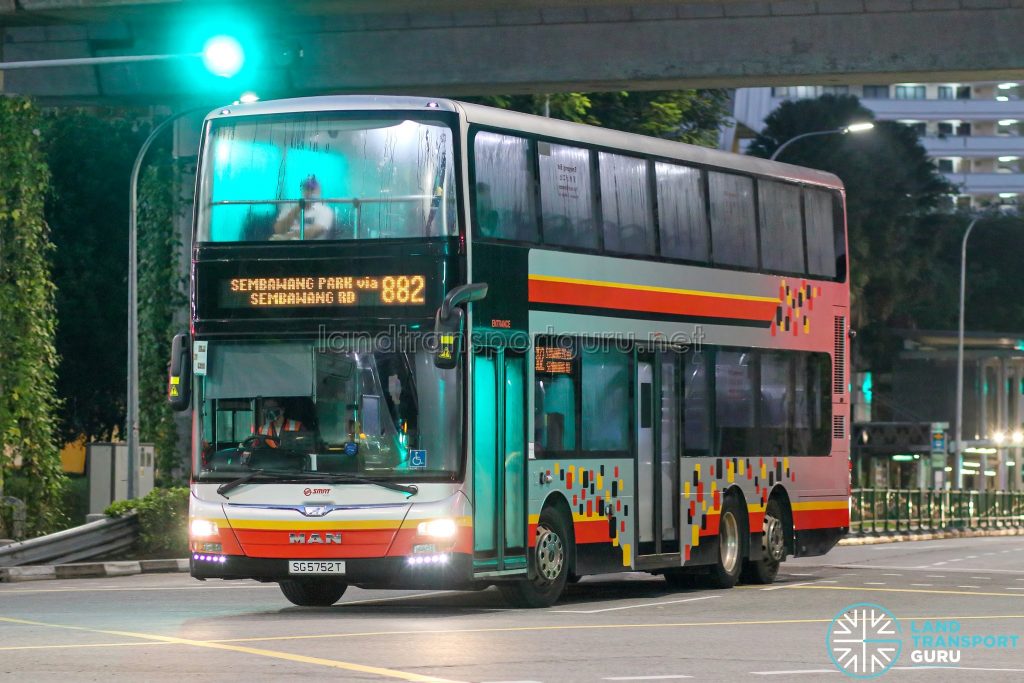 Bus 882 - SMRT Buses MAN A95 (SG5752T)