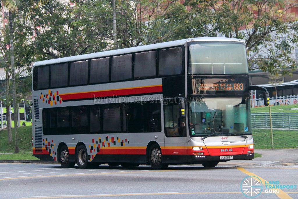 Bus 883 - SMRT Buses MAN A95 (SG5752T)