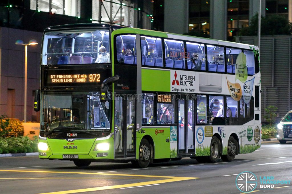 Bus 972 - SMRT Buses MAN A95 (SG5806Y)