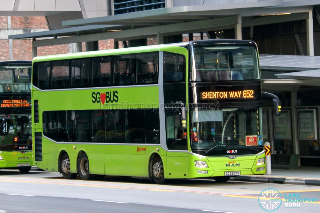 City Direct 652 - SMRT Buses MAN A95 (SG5869R)