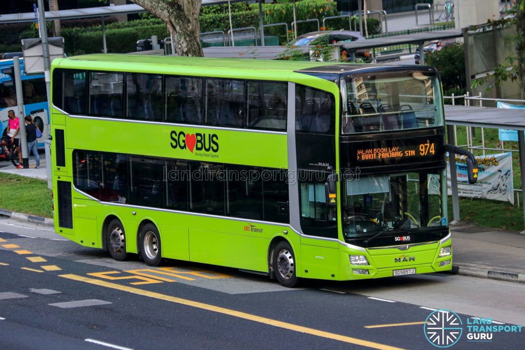 Bus 974 - SBS Transit MAN A95 (SG5897J)