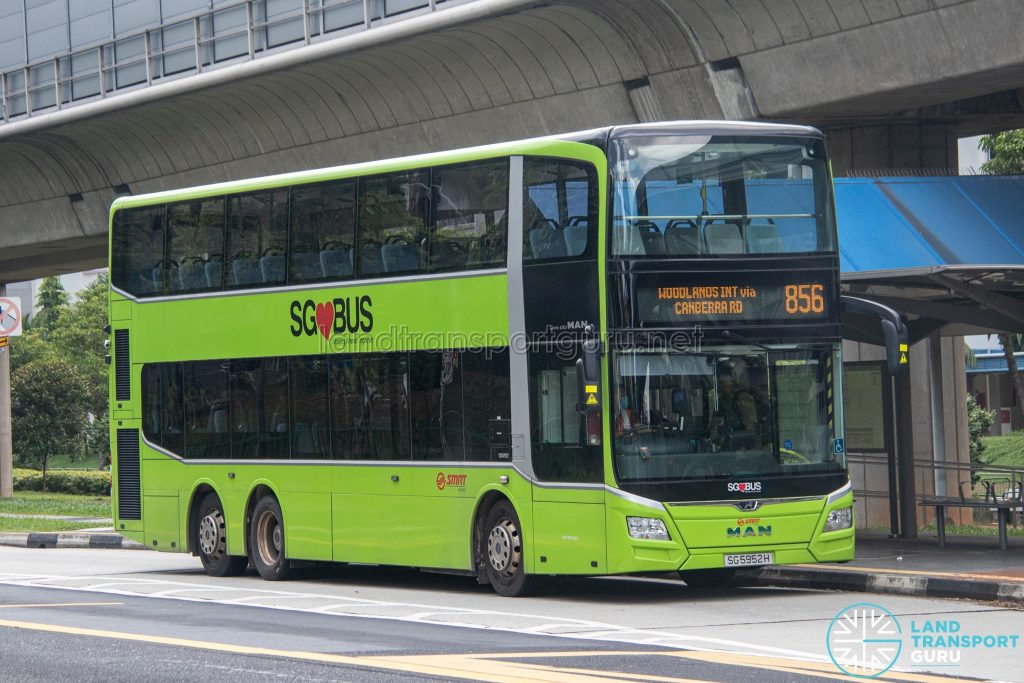 Bus 856 - SMRT Buses MAN A95 Euro 6 (SG5952H)