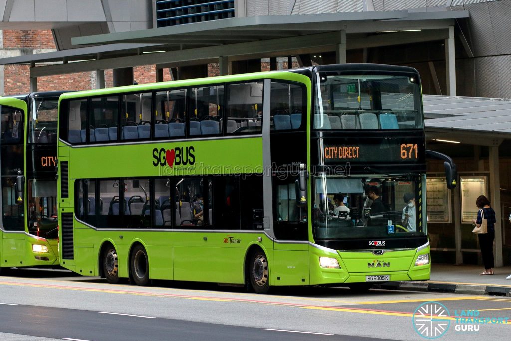 City Direct 671 - SBS Transit MAN A95 Euro 6 (SG6005K)