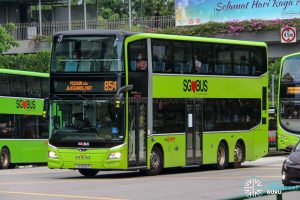 Bus 854 - SMRT Buses MAN A95 Euro 6 (SG6012P)