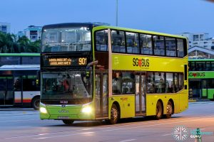 Bus 901 - SMRT Buses MAN A95 Euro 6 (SG6033D)