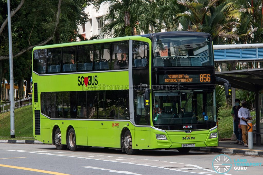 Bus 856 - SMRT Buses MAN A95 Euro 6 (SG6079Y)