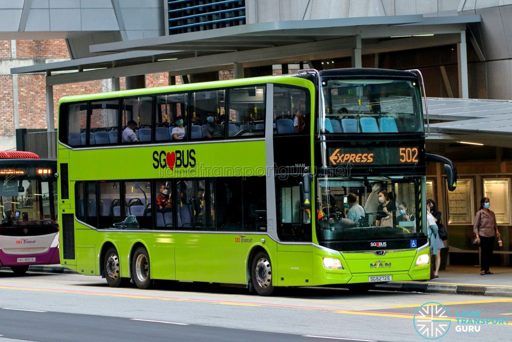 Express 502 - SBS Transit MAN A95 Euro 6 (SG6272E)