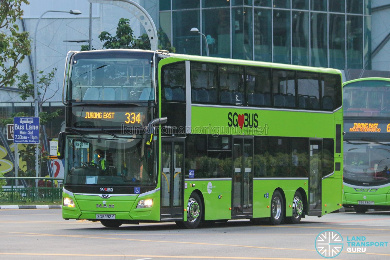 Bus 334 – Tower Transit MAN A95 (Euro 6; 3-Door) (SG6292Y) | Land ...