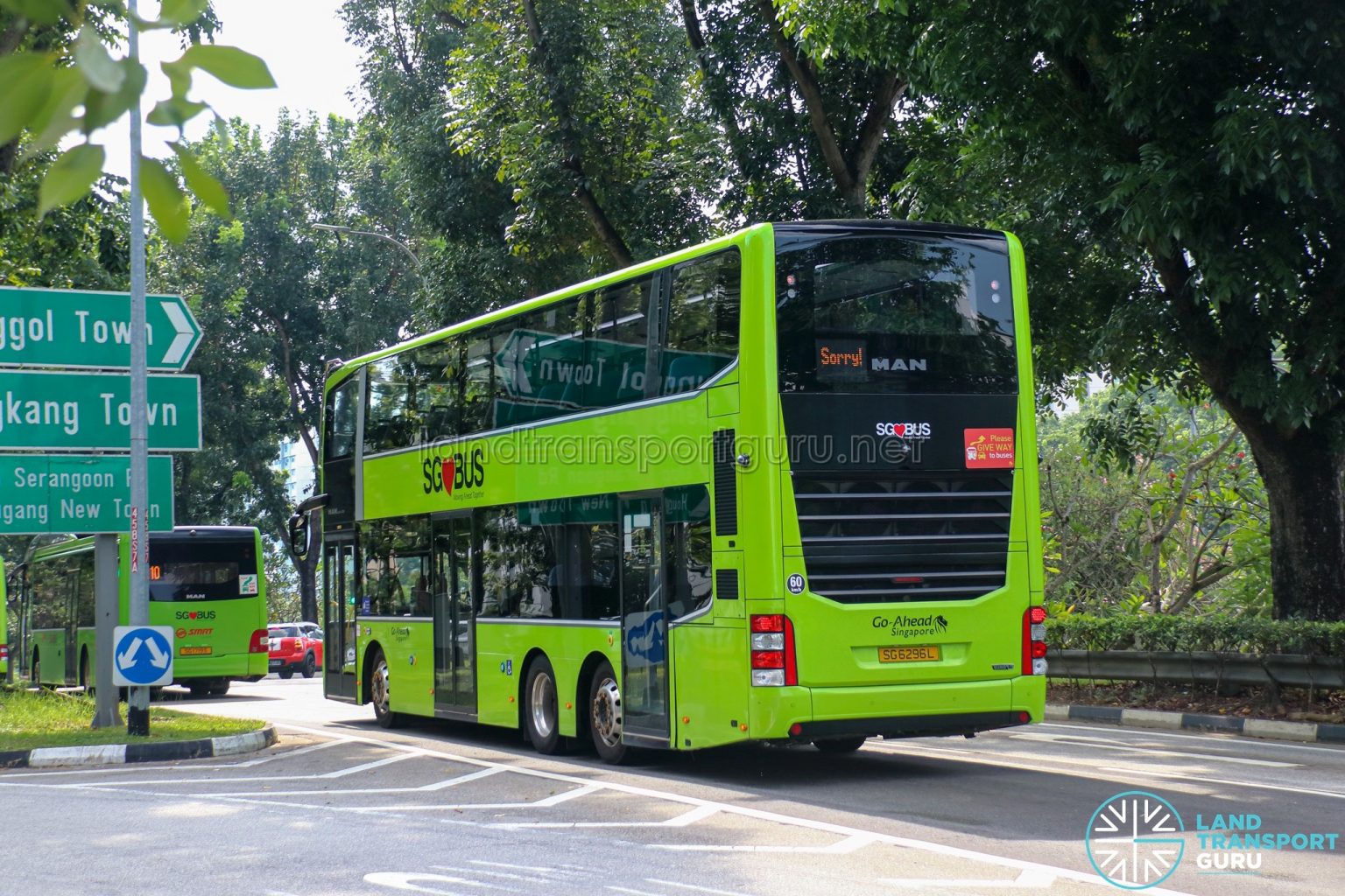 Not In Service – Go-Ahead Singapore MAN A95 (Euro 6; 3-Door) (SG6296L ...