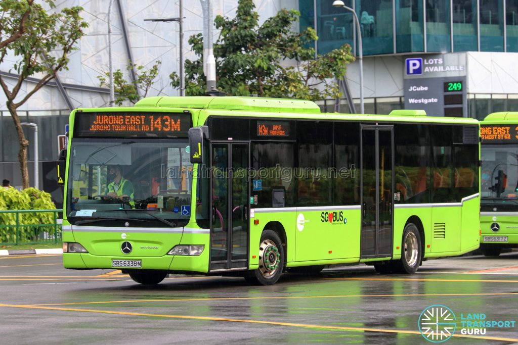 Bus 143M - Tower Transit Mercedes-Benz Citaro (SBS6338M)
