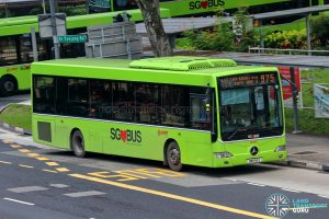 Bus 975 - SMRT Buses Mercedes-Benz OC500LE (SMB66X)