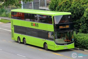 Bus 253 - SBS Transit Volvo B9TL CDGE (SBS7329H)