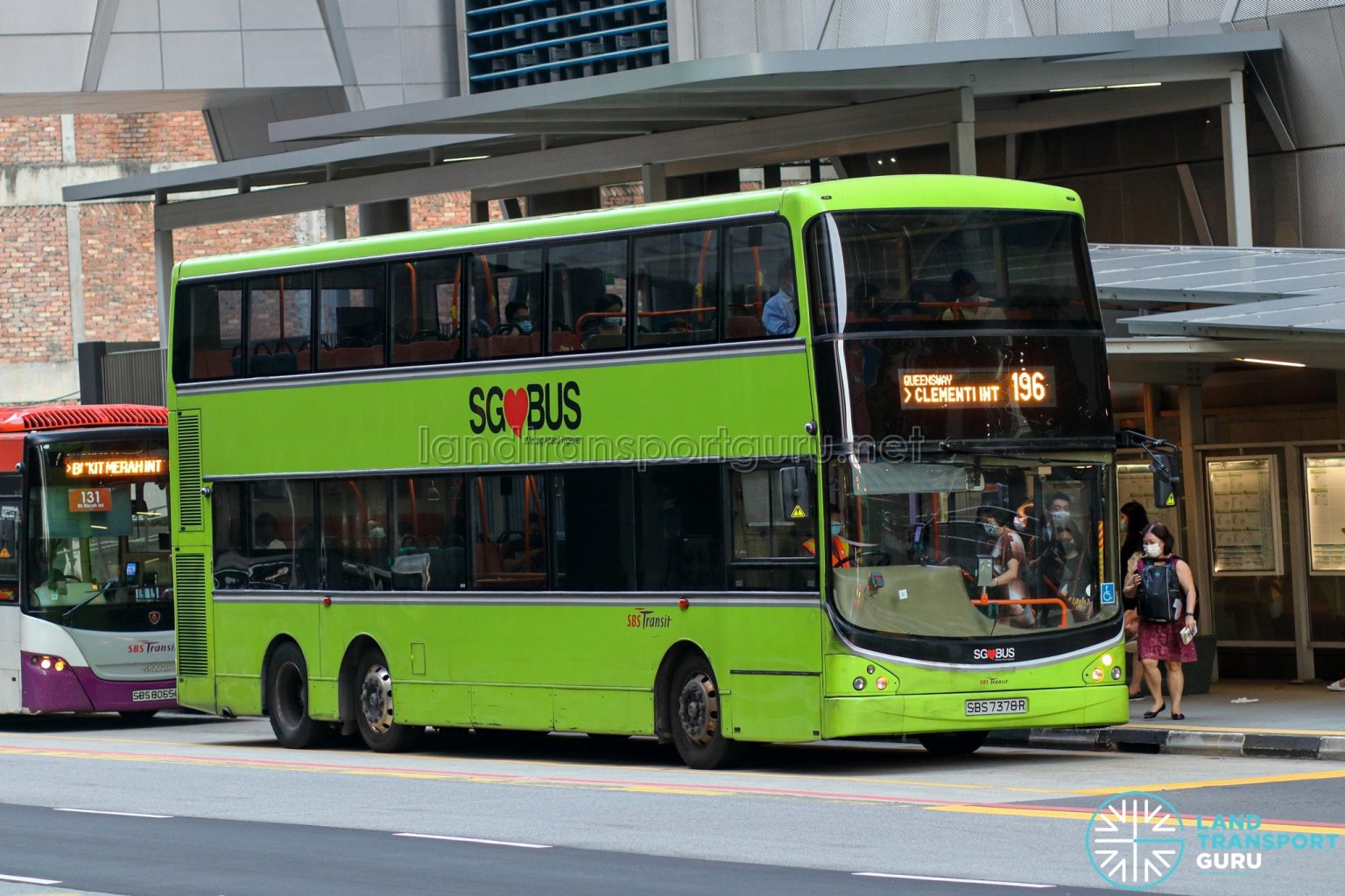 Bus 196 – SBS Transit Volvo B9TL CDGE (SBS7378R) | Land Transport Guru