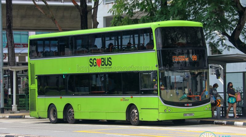 Bus 99 - SBS Transit Volvo B9TL CDGE (SBS7388L)