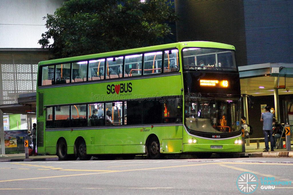Bus 48 - SBS Transit Volvo B9TL CDGE (SBS7390D)