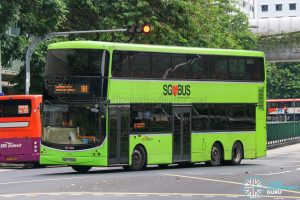 Bus 181 - SBS Transit Volvo B9TL CDGE (SBS7396M)