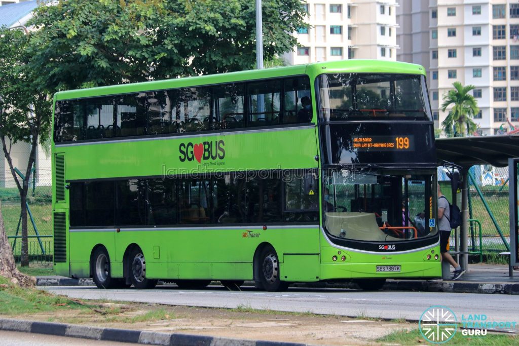 Bus 199 - SBS Transit Volvo B9TL CDGE (SBS7397K)