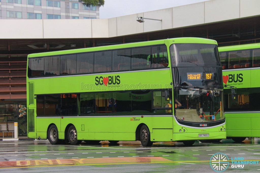 Bus 197 - SBS Transit Volvo B9TL CDGE (SBS7465Y)