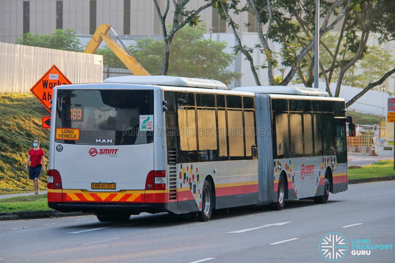 Bus 169 – SMRT Buses MAN A24 (SMB8030X) [Rear] | Land Transport Guru