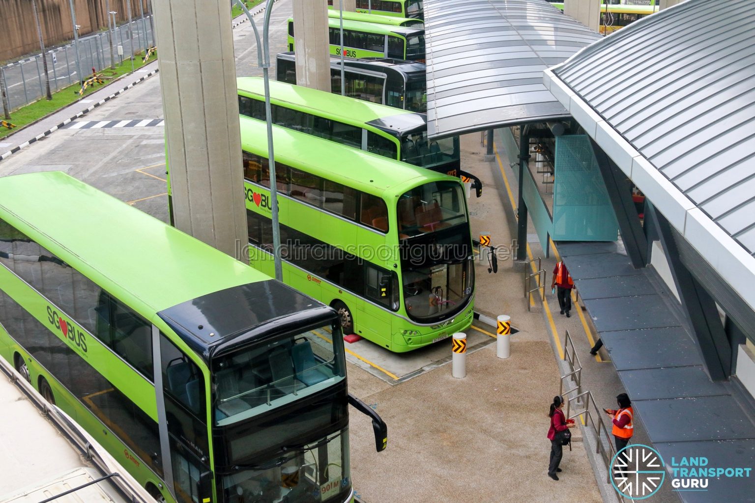 Woodlands Integrated Transport Hub (Jun 2021) Bus Park Land