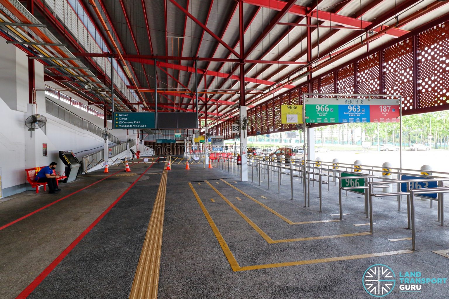 Woodlands Temporary Bus Interchange (Jun 2021) – Former Berth 8 (unused ...