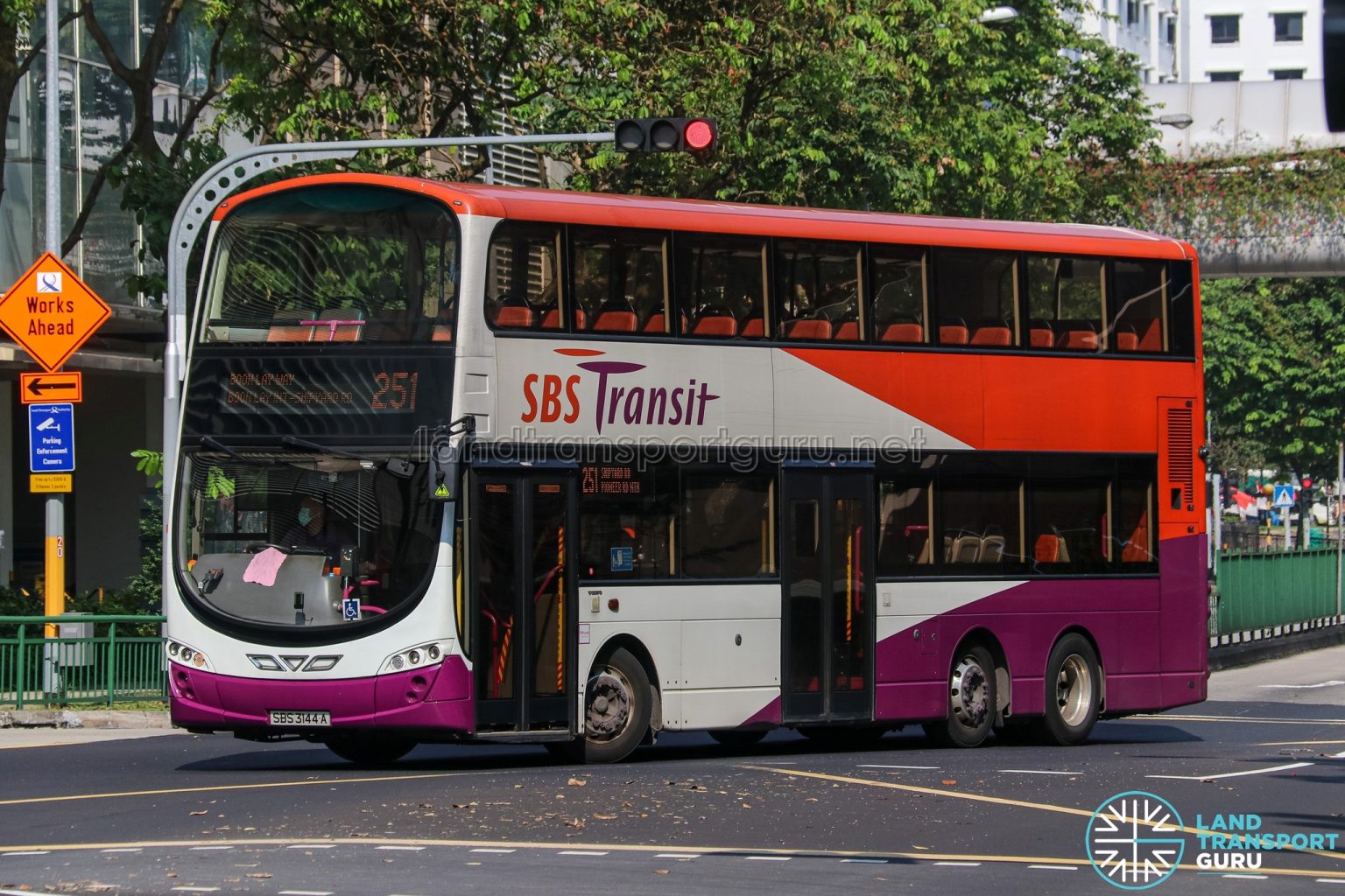 Bus 251 – SBS Transit Volvo B9TL Wright (SBS3144A) | Land Transport Guru