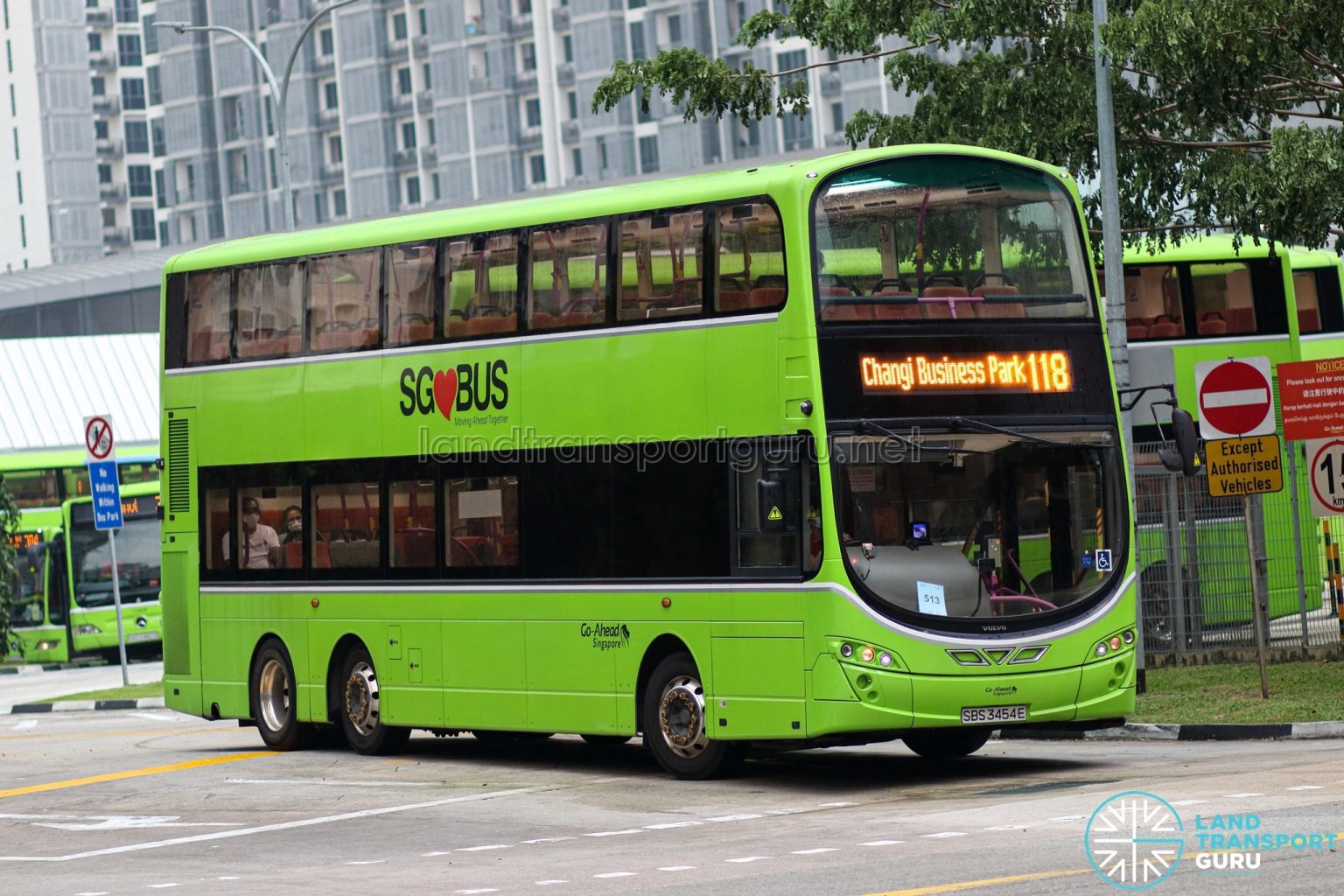 Bus 118 – Go-Ahead Singapore Volvo B9TL Wright (SBS3454E) | Land ...