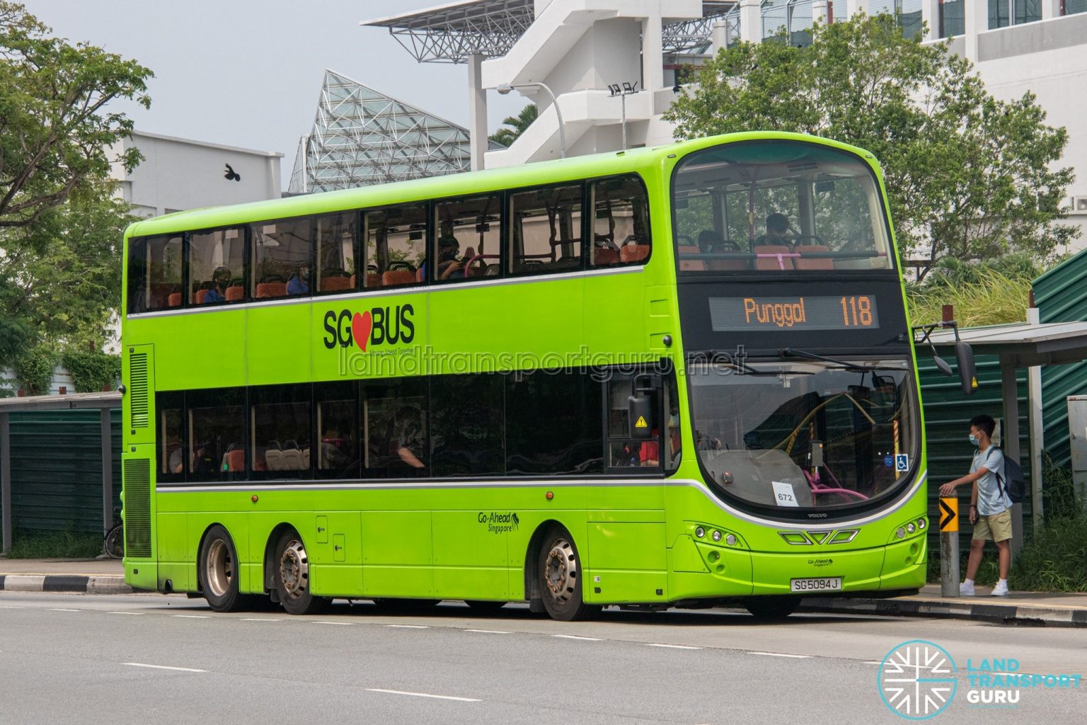 Bus 118 – Go-Ahead Singapore Volvo B9TL Wright (SG5094J) | Land ...