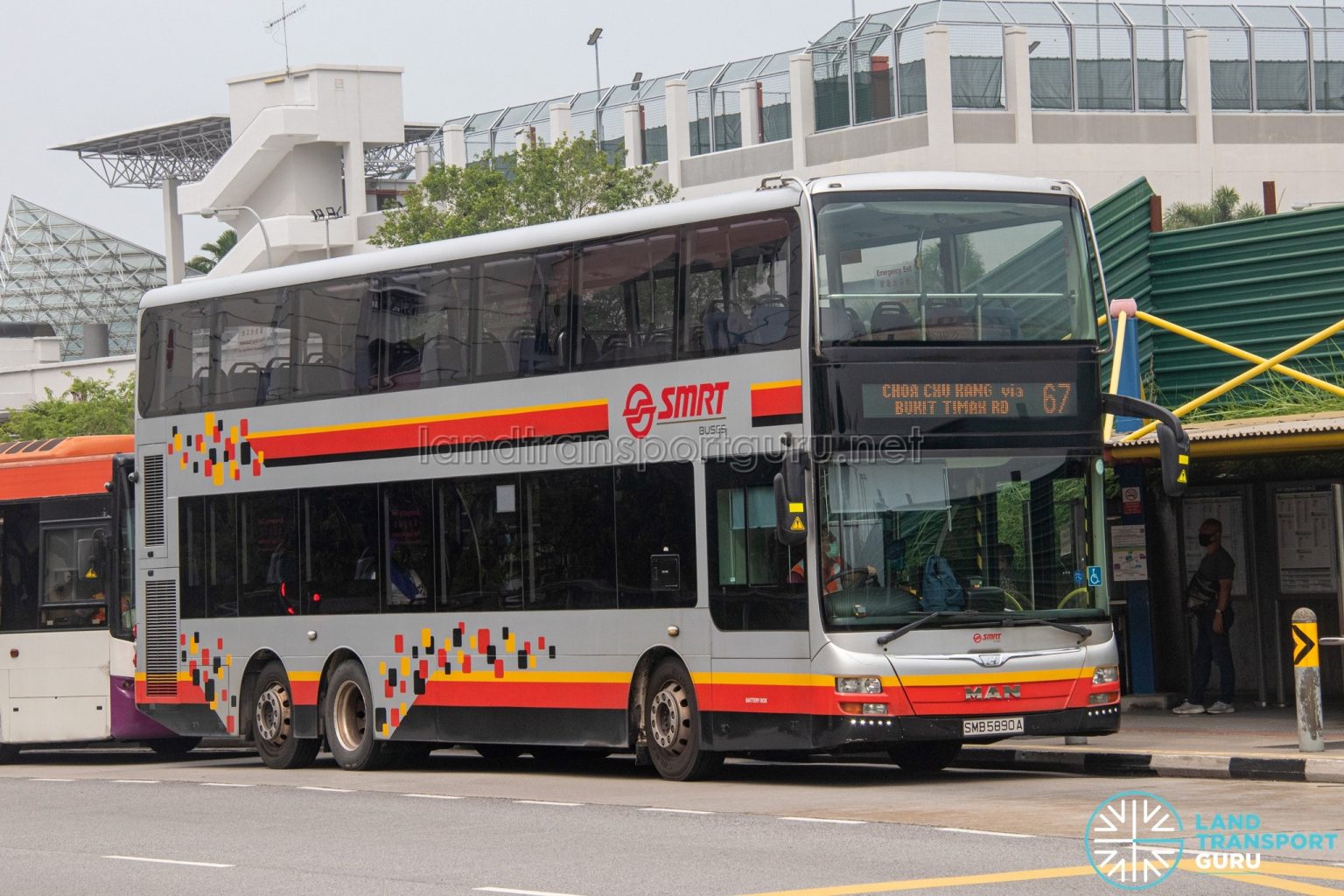 Bus 67 – SMRT Buses MAN A95 (SMB5890A) | Land Transport Guru