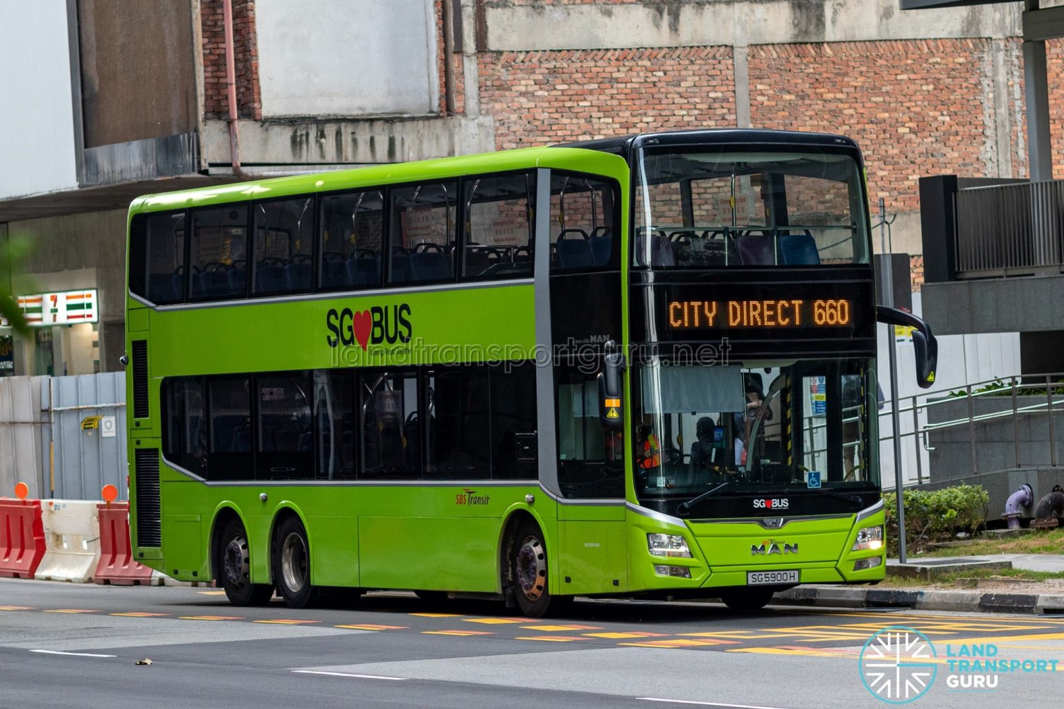City Direct 660 – SBS Transit MAN A95 (SG5900H) | Land Transport Guru