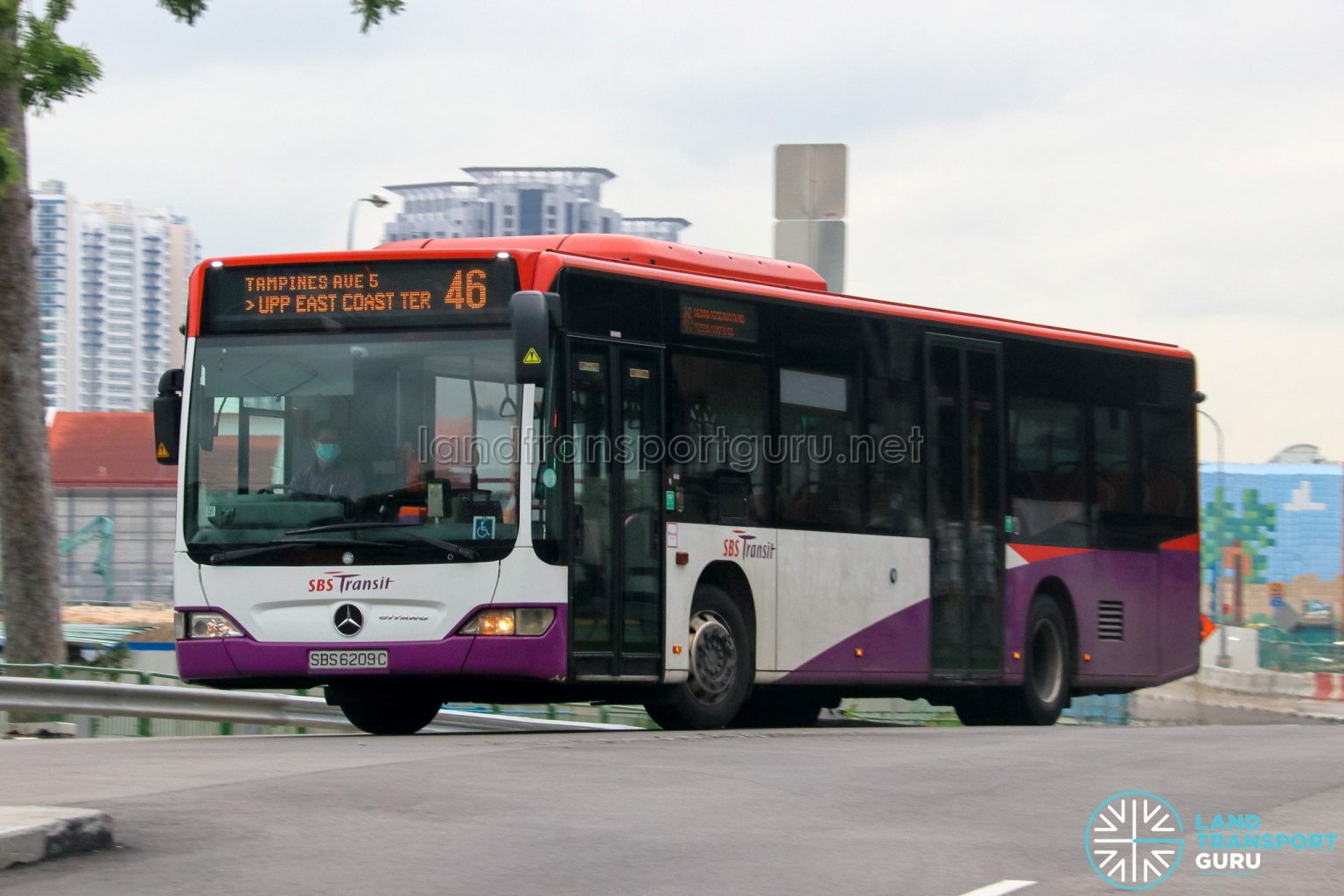Bus 46 – SBS Transit Mercedes-Benz Citaro (SBS6209C) | Land Transport Guru