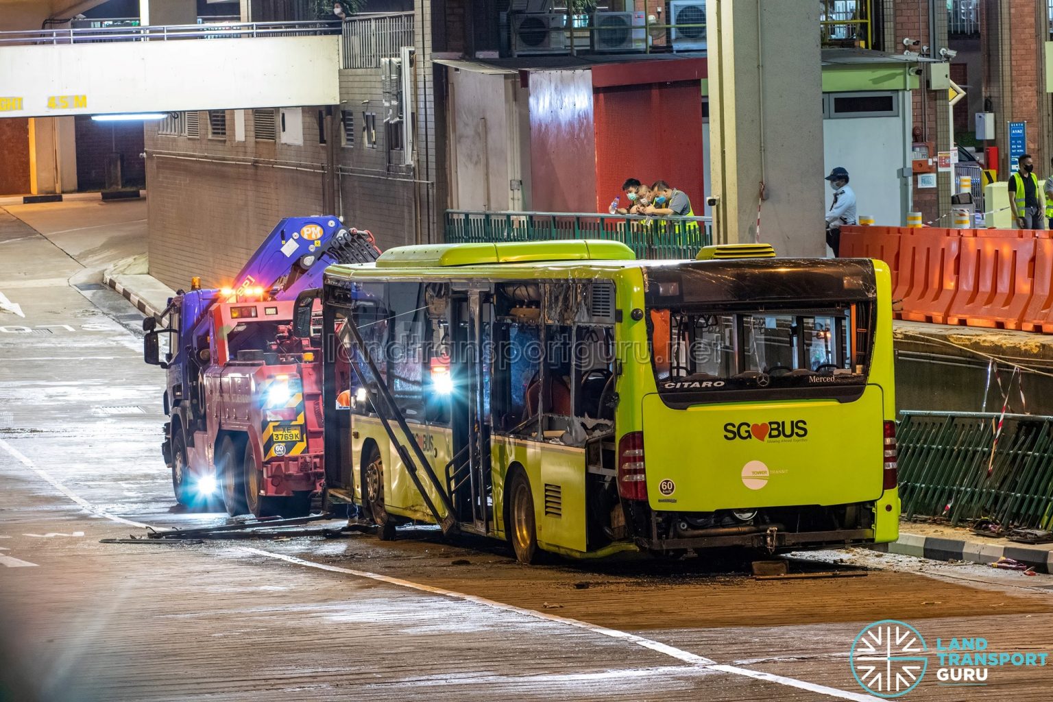 Bukit Batok Bus Interchange Accident (Jul 2021) – SBS6403H Preparing To ...