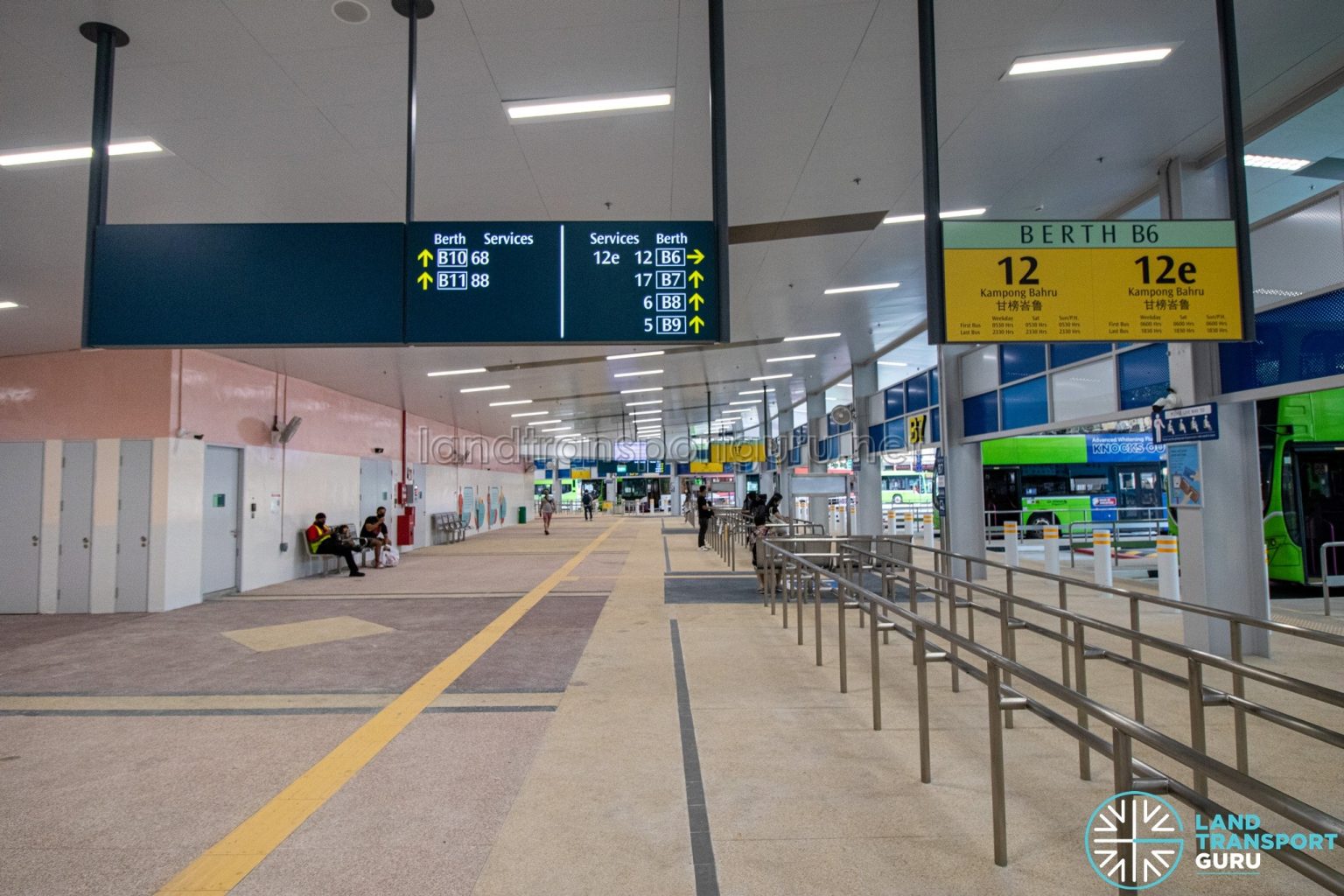 Pasir Ris Bus Interchange (Jul 2021) – Passenger Concourse / Berth B6 ...
