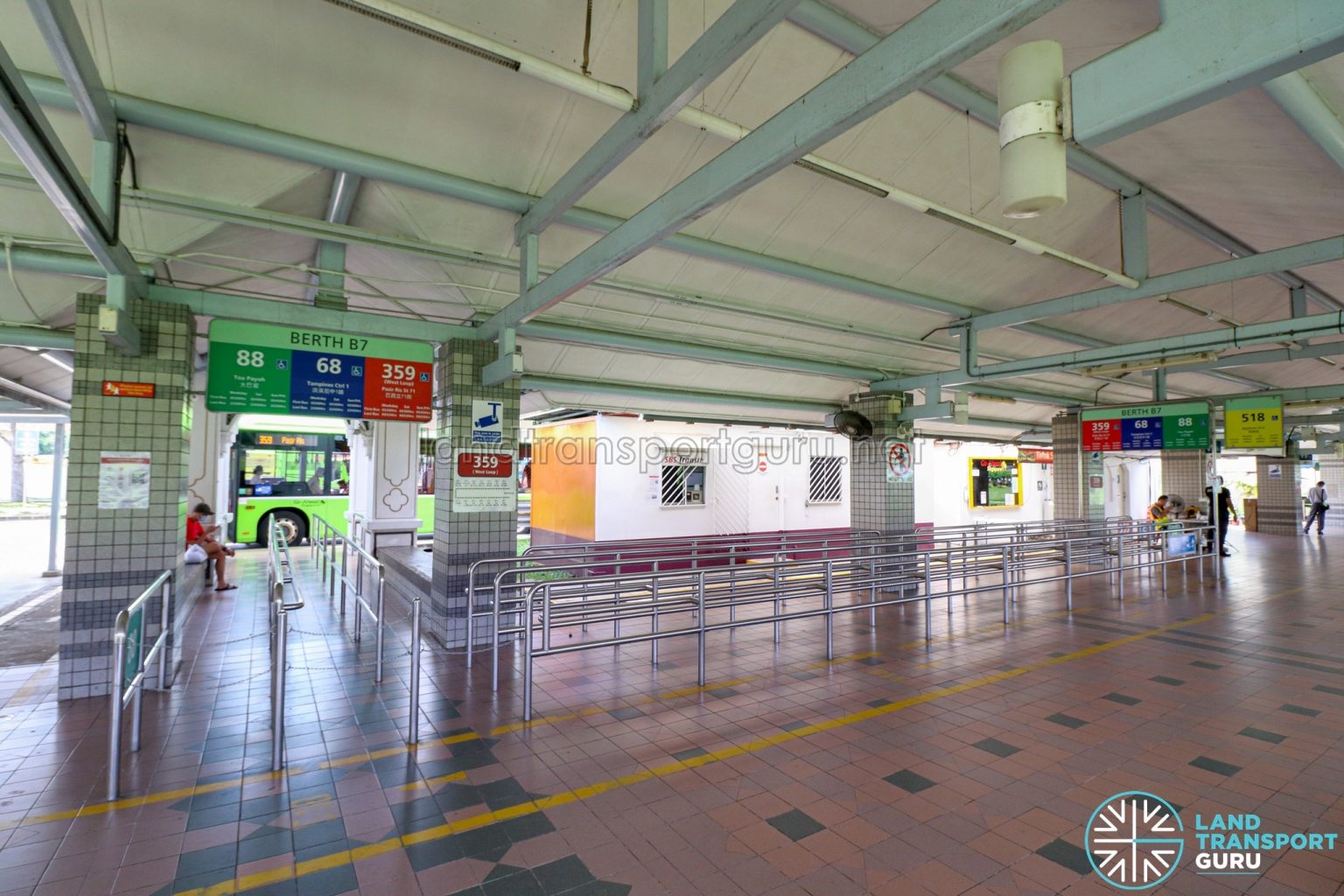 Pasir Ris Bus Interchange (June 2021) – Berth B7 | Land Transport Guru