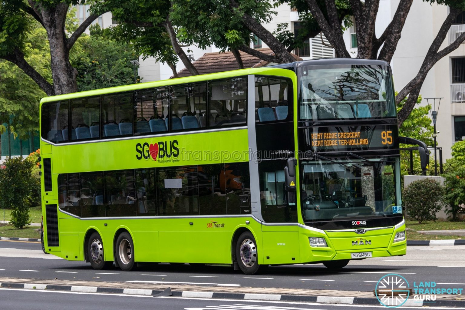 Bus 95 – SBS Transit MAN A95 Euro 6 (SG6148G) | Land Transport Guru