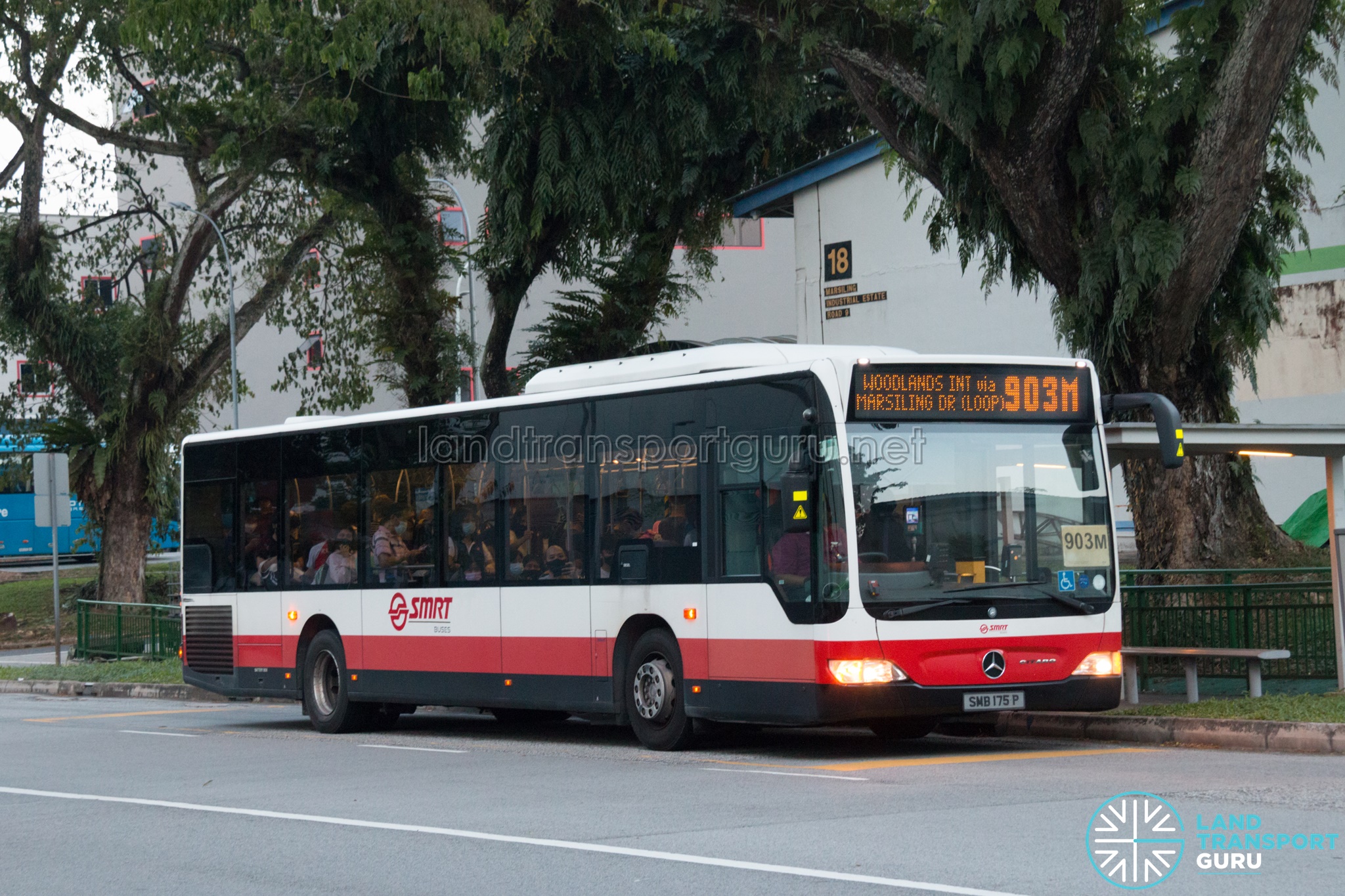 SMRT Feeder Bus Service 903M