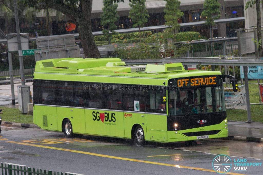 Off Service - SMRT Buses Linkker LM312 (SG3076A)